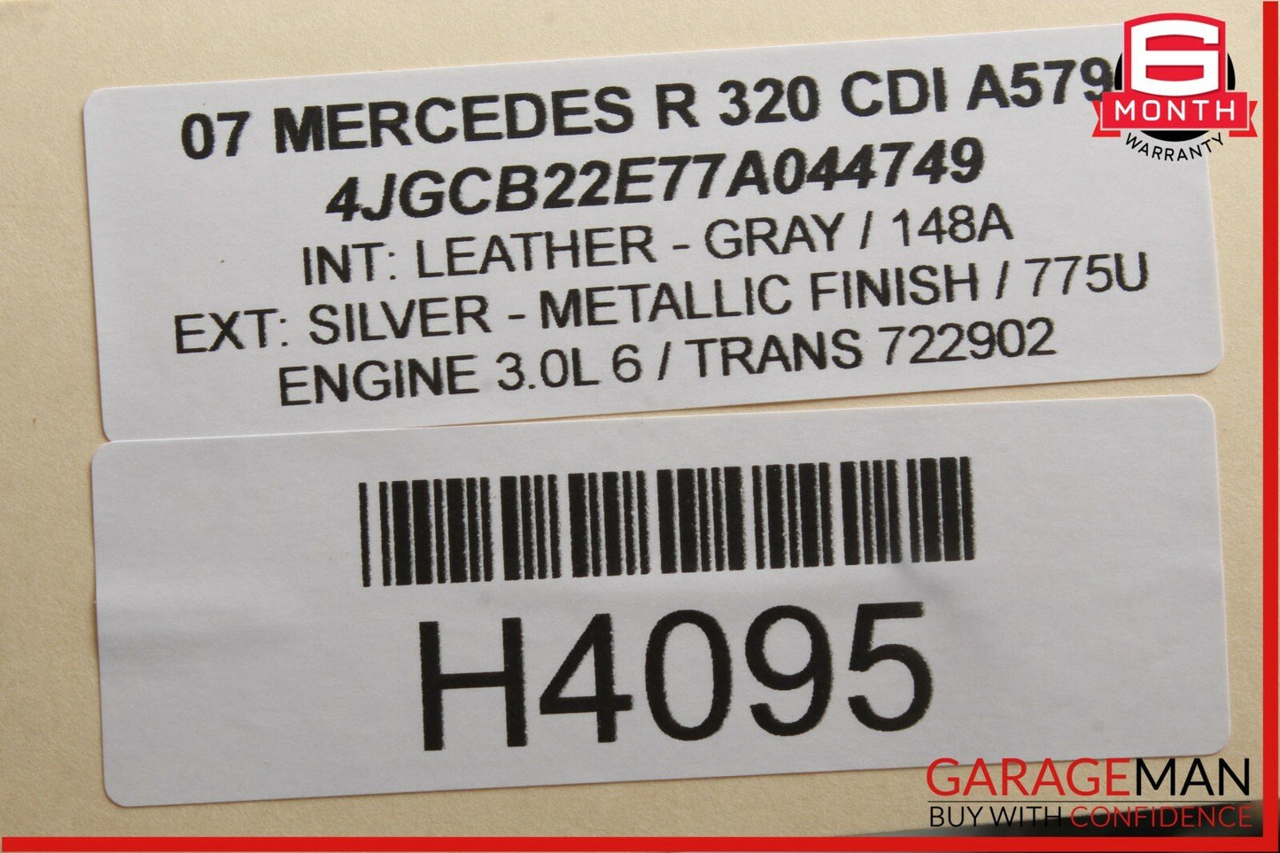 06-12 Mercedes W251 R350 ML450 Front Left Side Door Window Regulator Motor OEM