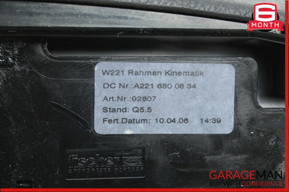 07-13 MERCEDES W221 S550 CENTER CONSOLE DASHBOARD DASH CD PLAYER COVER BLACK OEM