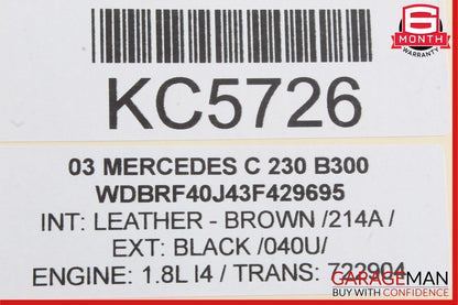01-07 Mercedes W203 C230 C320 C32 AMG Front Right/Left Door Sound Speaker OEM