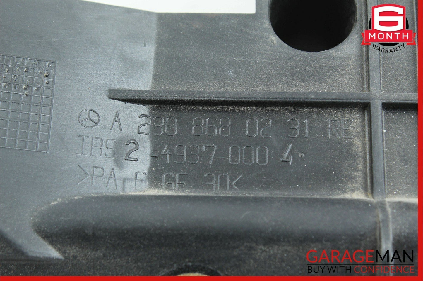 03-08 Mercedes R230 SL500 Rear Right Seatbelt Speaker Luggage Retractor Assembly