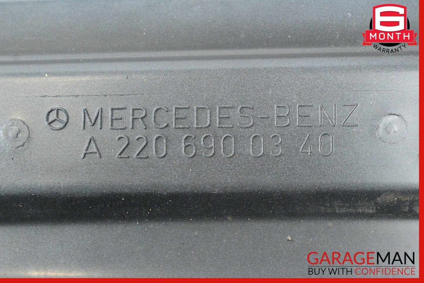 00-06 Mercedes W220 S430 Base Left Rocker Panel Side Skirt Molding Midnight Blue