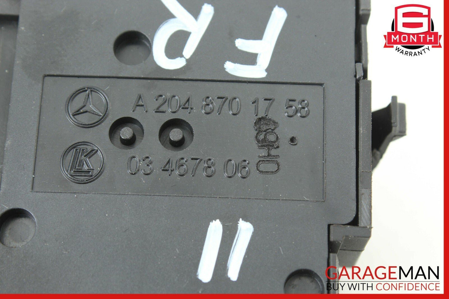 08-15 Mercedes W204 C300 Front Right Passenger Side Seat Control Switch OEM