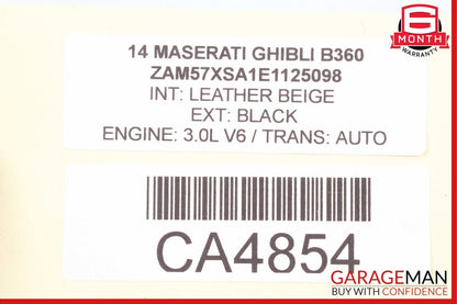 14-17 Maserati Ghibli S Q4 Rear Right Side Drive Axle CV Shaft Driveshaft AWD