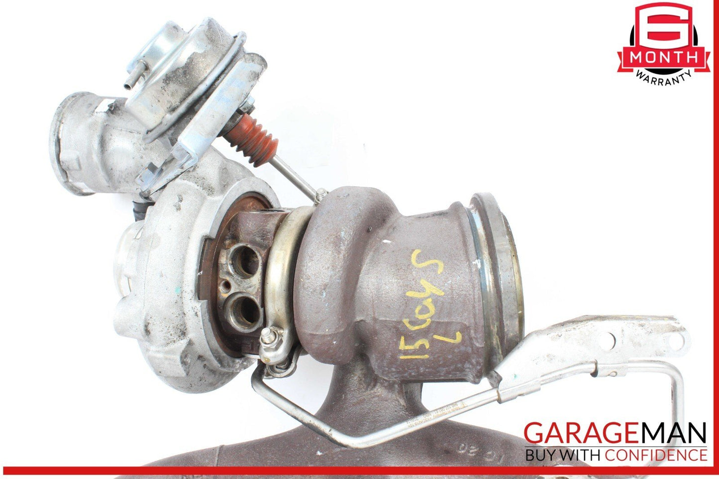 15-18 Porsche Cayenne 958 3.6L Engine Left Turbocharger Manifold OEM