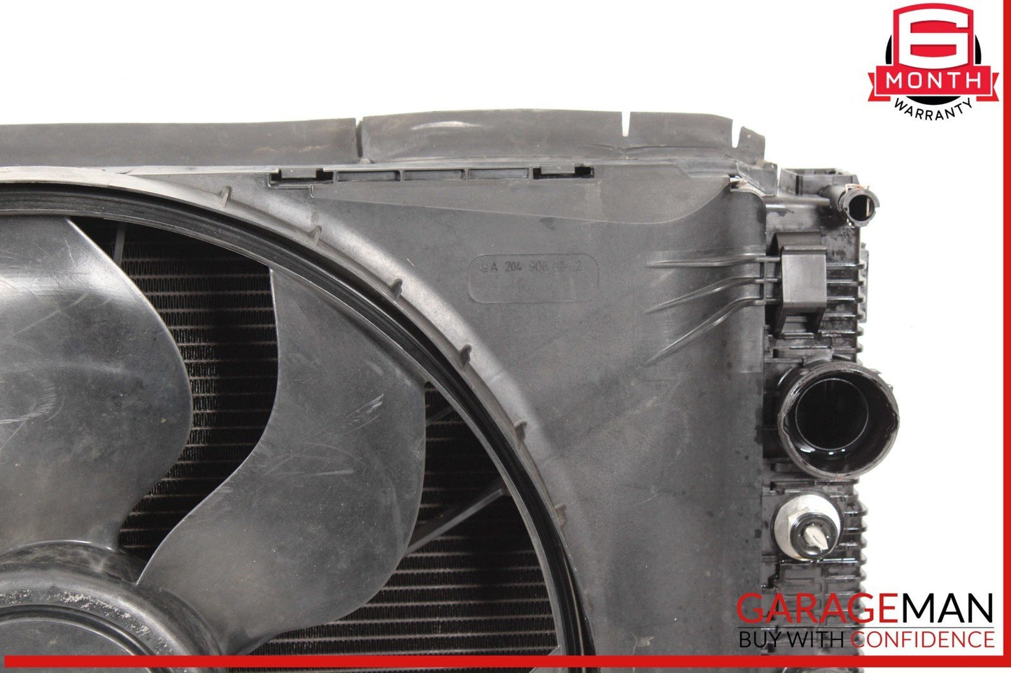08-18 Mercedes W212 E350 C300 Engine Radiator Cooling Fan Motor Assembly OEM