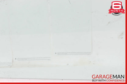 03-12 Mercedes R230 SL550 SL55 AMG Front Left Side Door Window Glass Clear