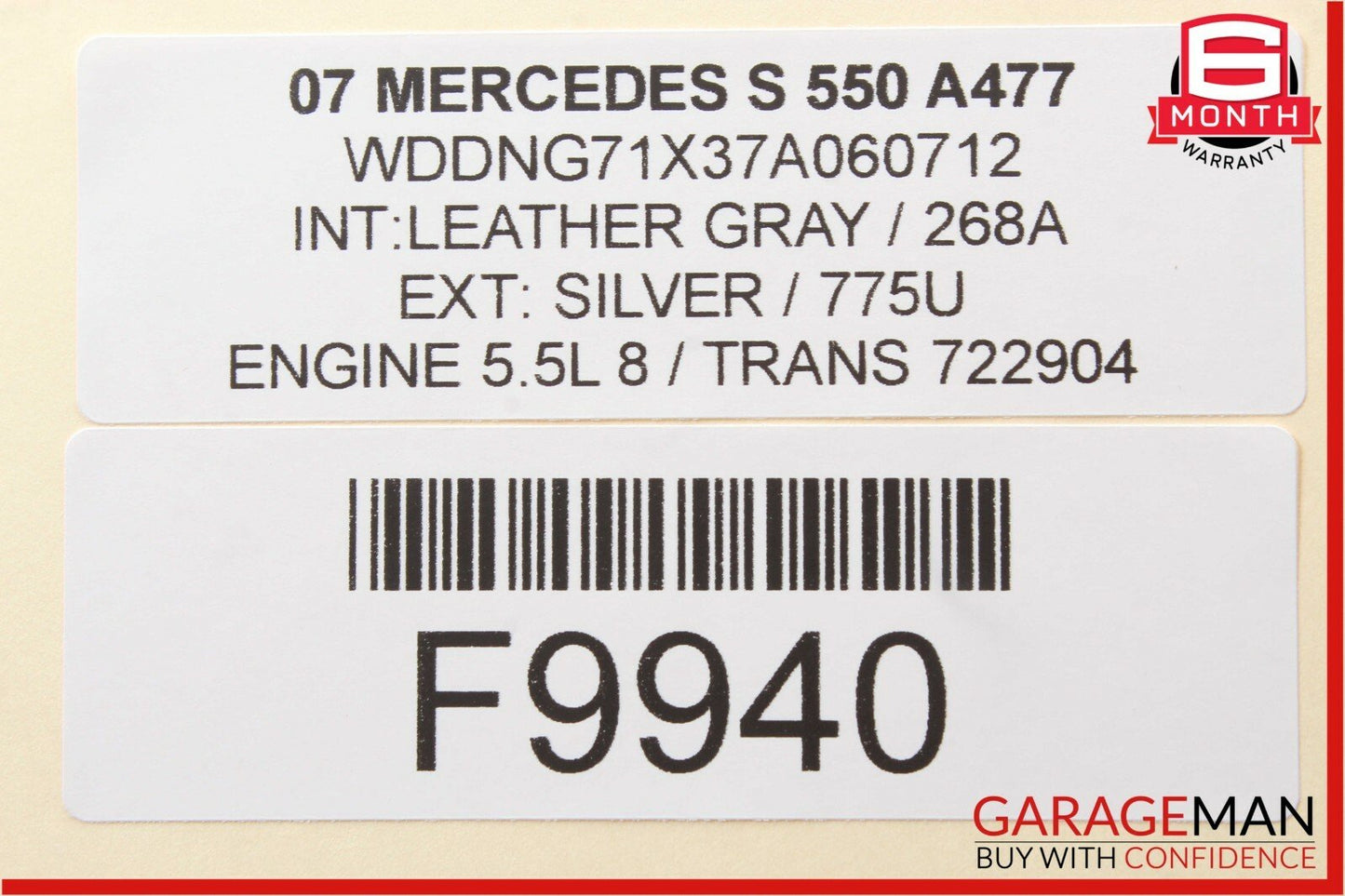 07-09 Mercedes W221 S550 Antenna AMP Amplifier Phone Booster Module Assembly