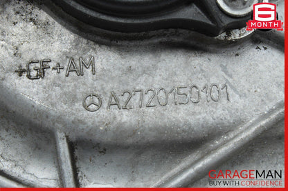 06-13 Mercedes W211 E350 S550 Front Right Engine Timing Chain Cover Plate OEM