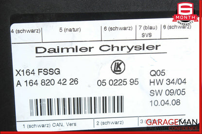 07-12 Mercedes GL450 3rd Third Row Seat Power Folding Controller Module Unit
