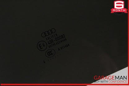 12-18 Audi A7 S7 RS7 Rear Left Driver Side Door Window Auto Glass OEM