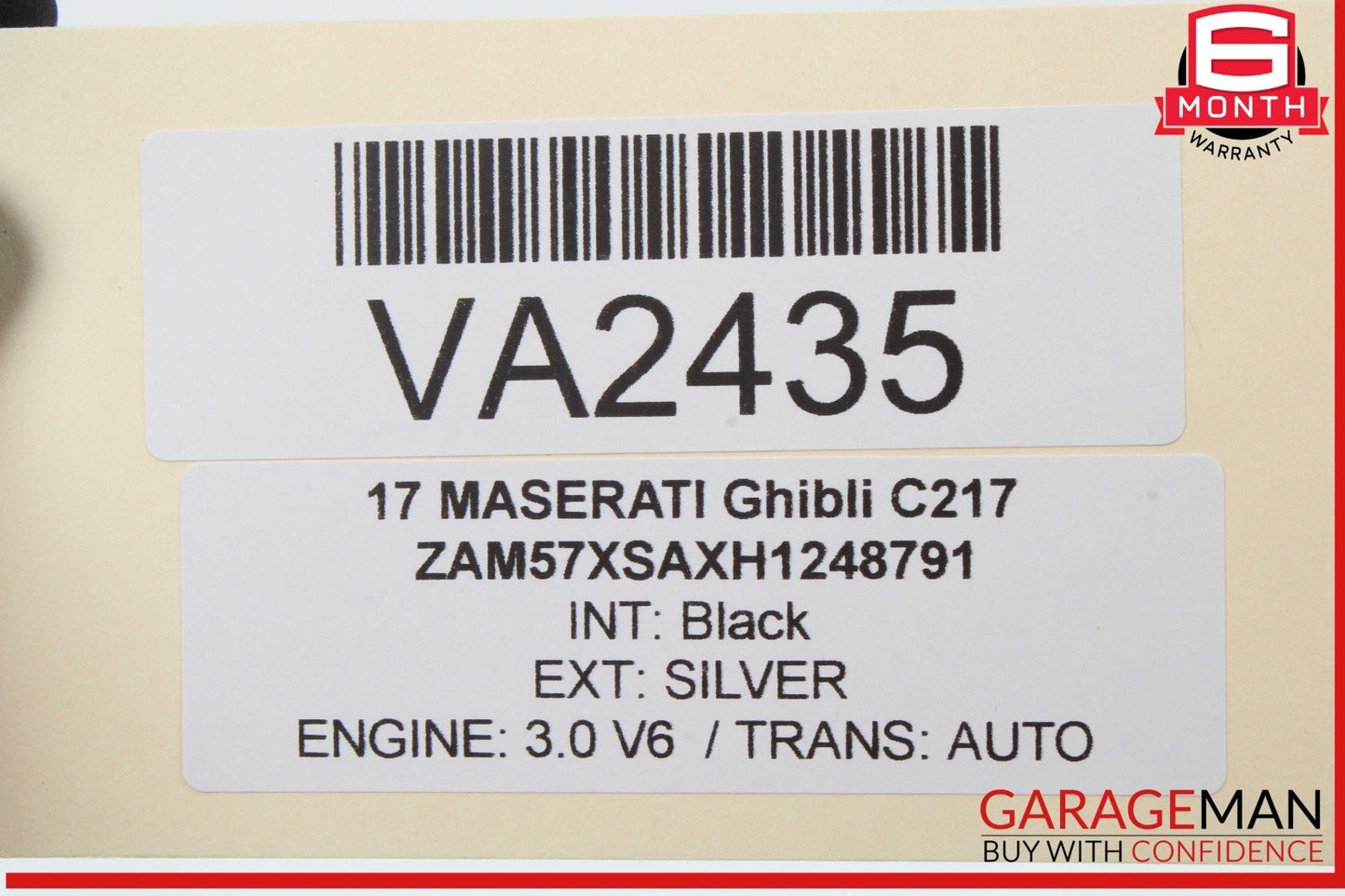 14-17 Maserati Ghibli Rear Left Driver Side Door Control Module Unit OEM
