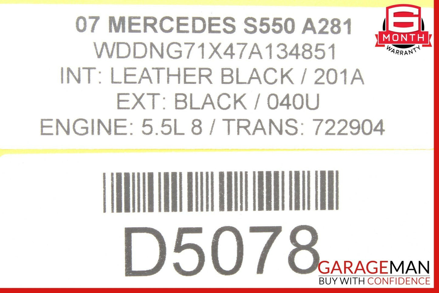 07-13 Mercedes W221 S550 S63 AMG Anti Theft Alarm Horn Siren 2218701391 OEM