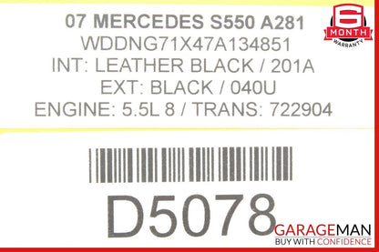 07-13 Mercedes W221 S550 S63 AMG Anti Theft Alarm Horn Siren 2218701391 OEM