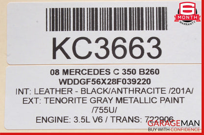 08-14 Mercedes W204 C350 C250 C300 Front Left Side Door Control Module OEM