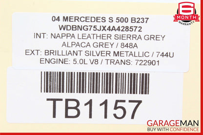 00-06 Mercedes W220 S500 CL55 AMG S500 ABS Anti Lock Brake Pump ESP Module OEM