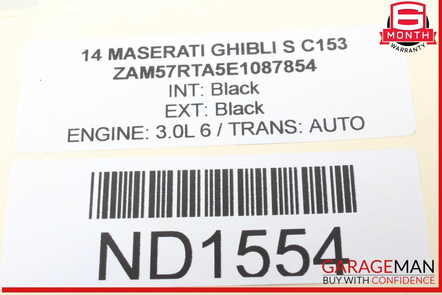 14-17 Maserati Ghibli S Rear Left or Right Side Control Arm Bar Link 670006273