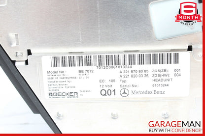 07-09 Mercedes W221 S550 CD DVD Changer Navigation Audio Command Comand Unit