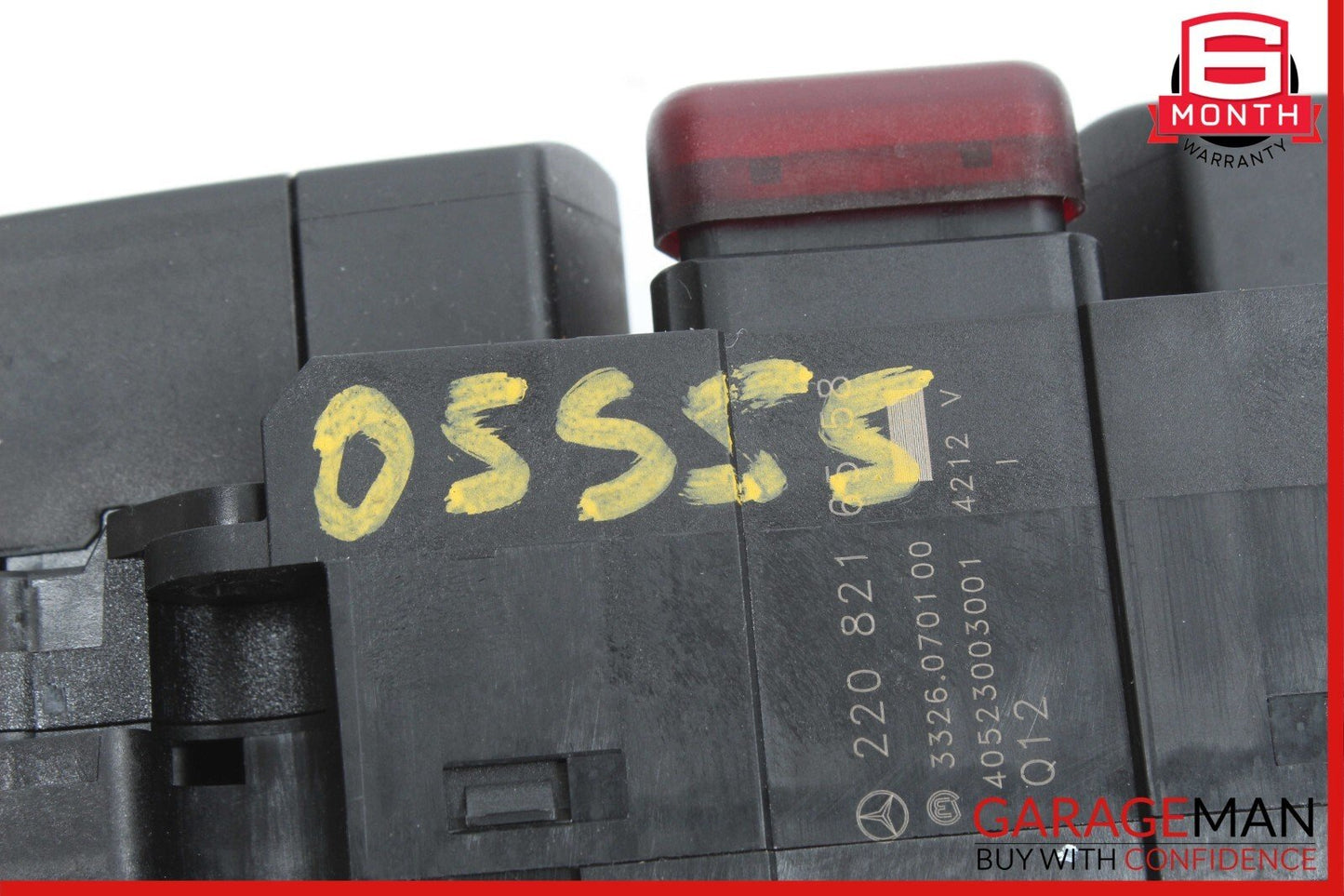 03-06 Mercedes W220 S55 AMG Center Dashboard Control Switch  2208216558 OEM