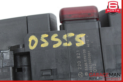 03-06 Mercedes W220 S55 AMG Center Dashboard Control Switch  2208216558 OEM