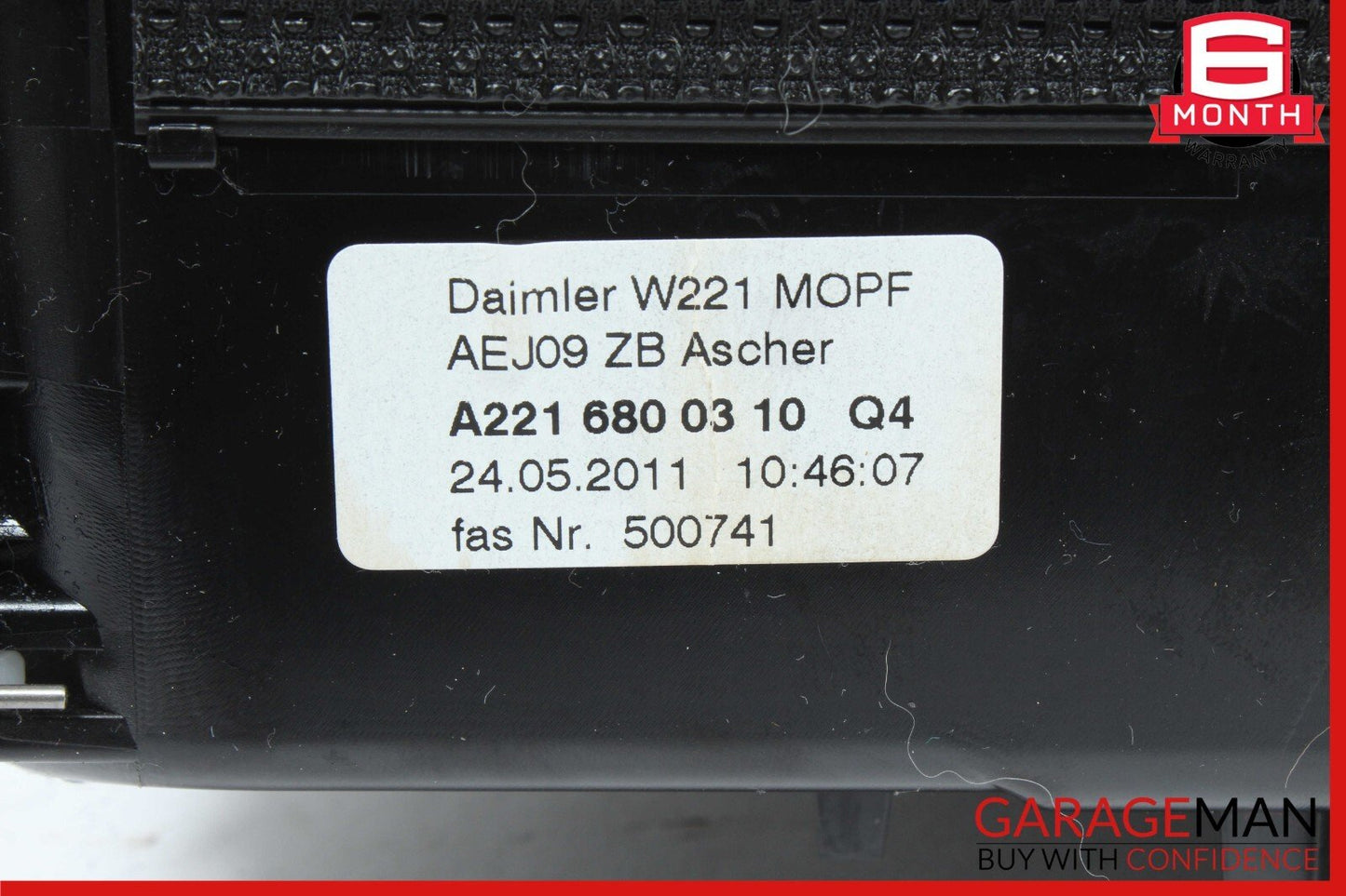10-13 Mercedes W221 S500 S550 S63 AMG Ash Tray Ashtray Cup Holder Trim Wood Assy