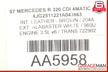 07-15 Mercedes W251 R350 ML350 E350 CDI Diesel Oil Filter Housing 6421800010