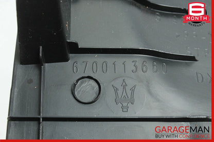 14-17 Maserati Ghibli Rear Right Passenger Side Lower Scuff Plate Door Sill Trim