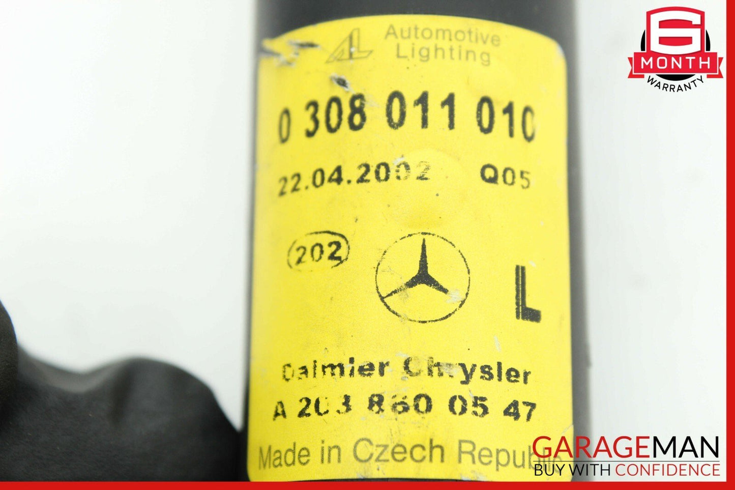 01-07 Mercedes W203 C230 C320 Headlight Washer Fluid Nozzle Left & Right Set OEM