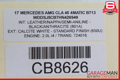 14-20 Mercedes W117 CLA45 Rear Right / Left Side Suspension Lower Control Arm