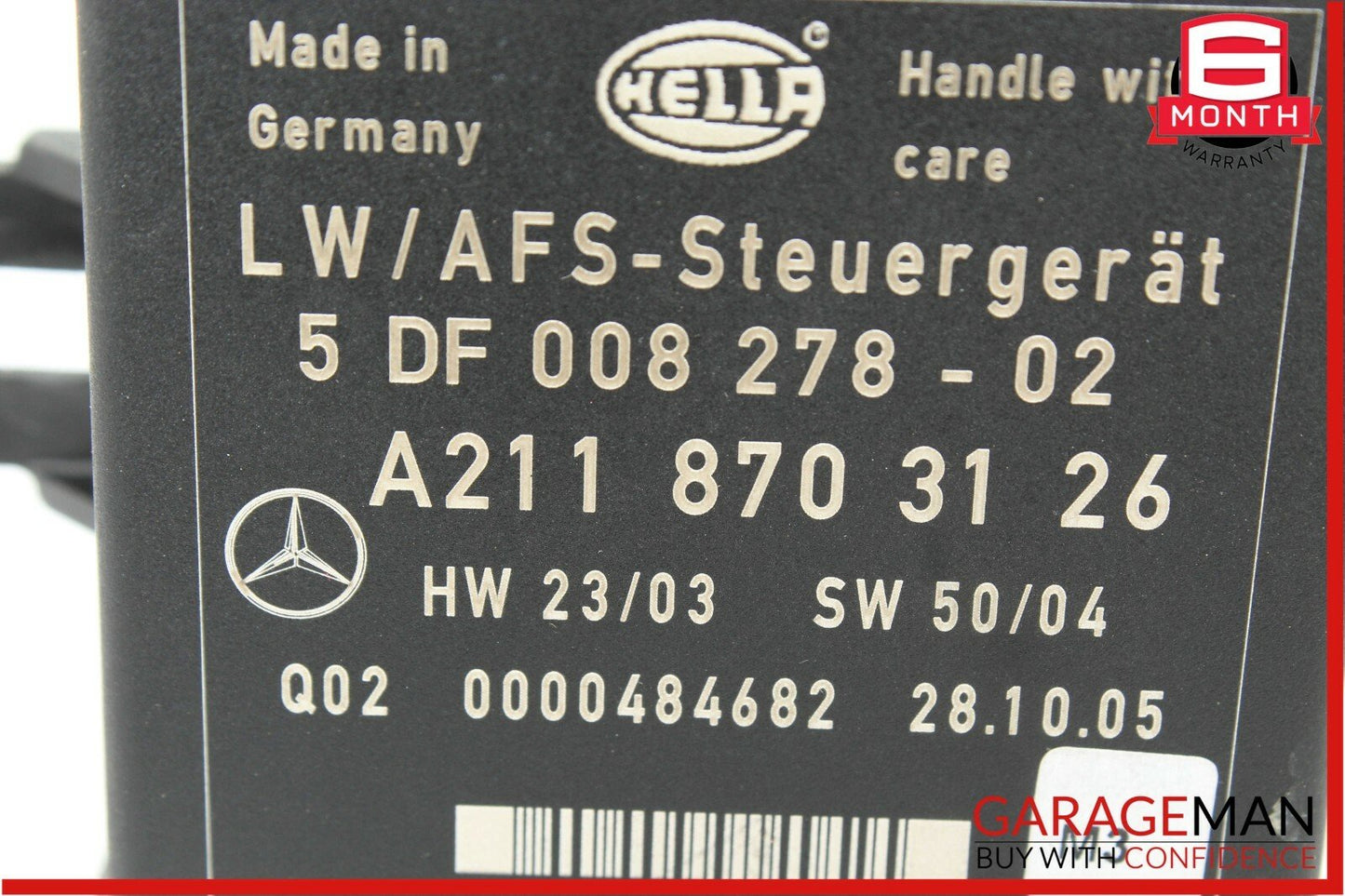 06-10 Mercedes W219 CLS500 R500 Headlight Head Light Lamp Control Module Unit