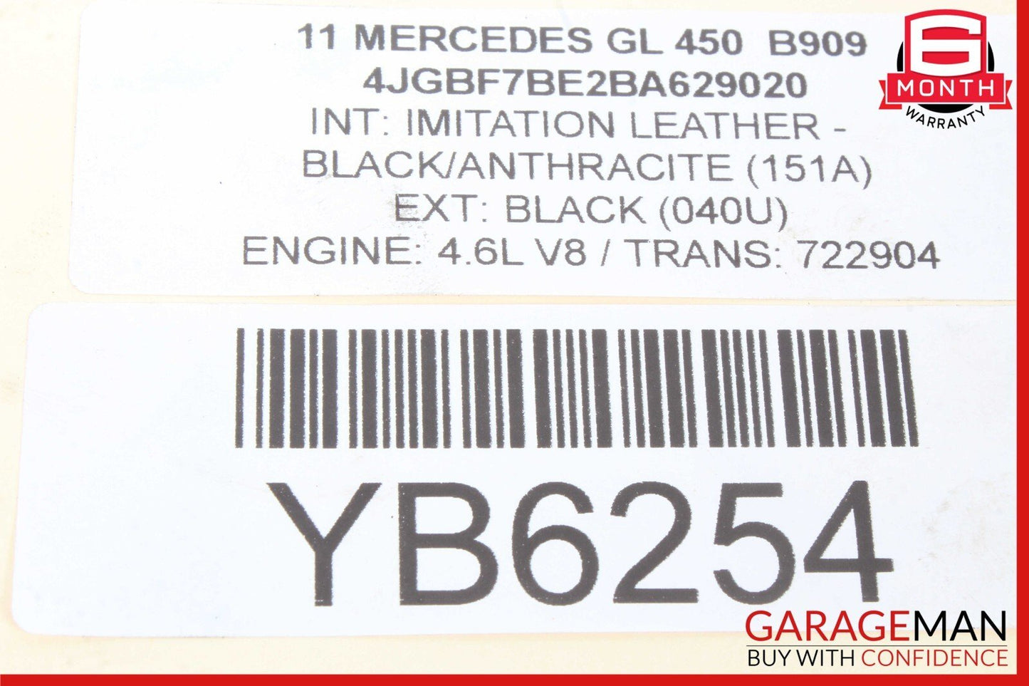 06-12 Mercedes X164 GL450 GL550 ML550 Front Left Side Reinforcement Bracket OEM