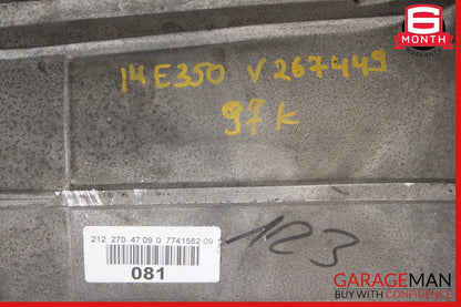 14-16 Mercedes W212 E350 RWD 7G Automatic Transmission Assembly 722.906 97k