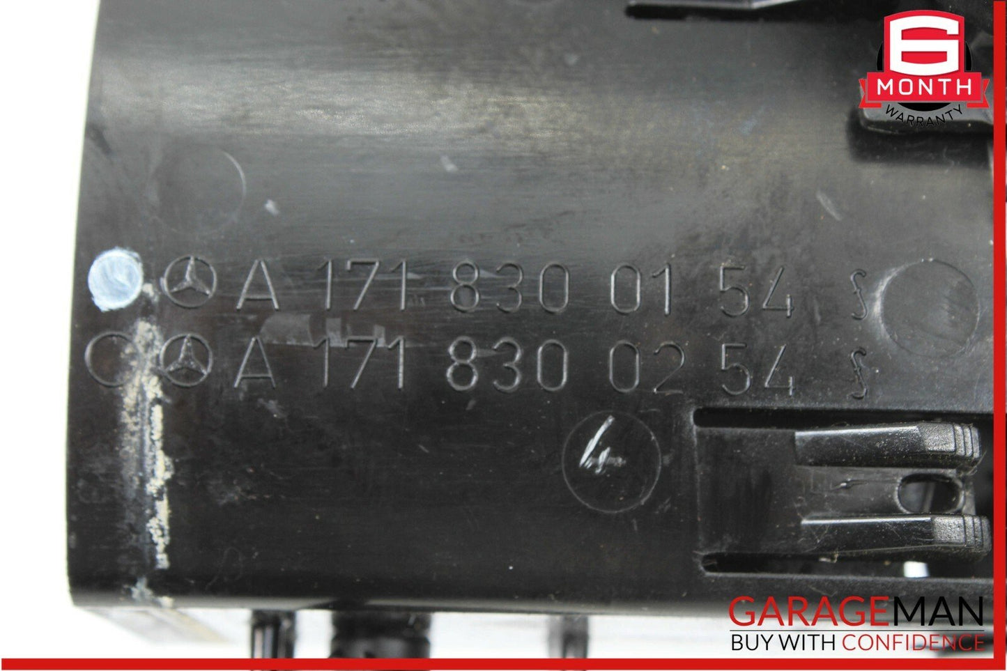 05-11 Mercedes R171 SLK280 Front Left or Right Dash AC A/C Air Vent Black OEM