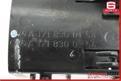 05-11 Mercedes R171 SLK280 Front Left or Right Dash AC A/C Air Vent Black OEM