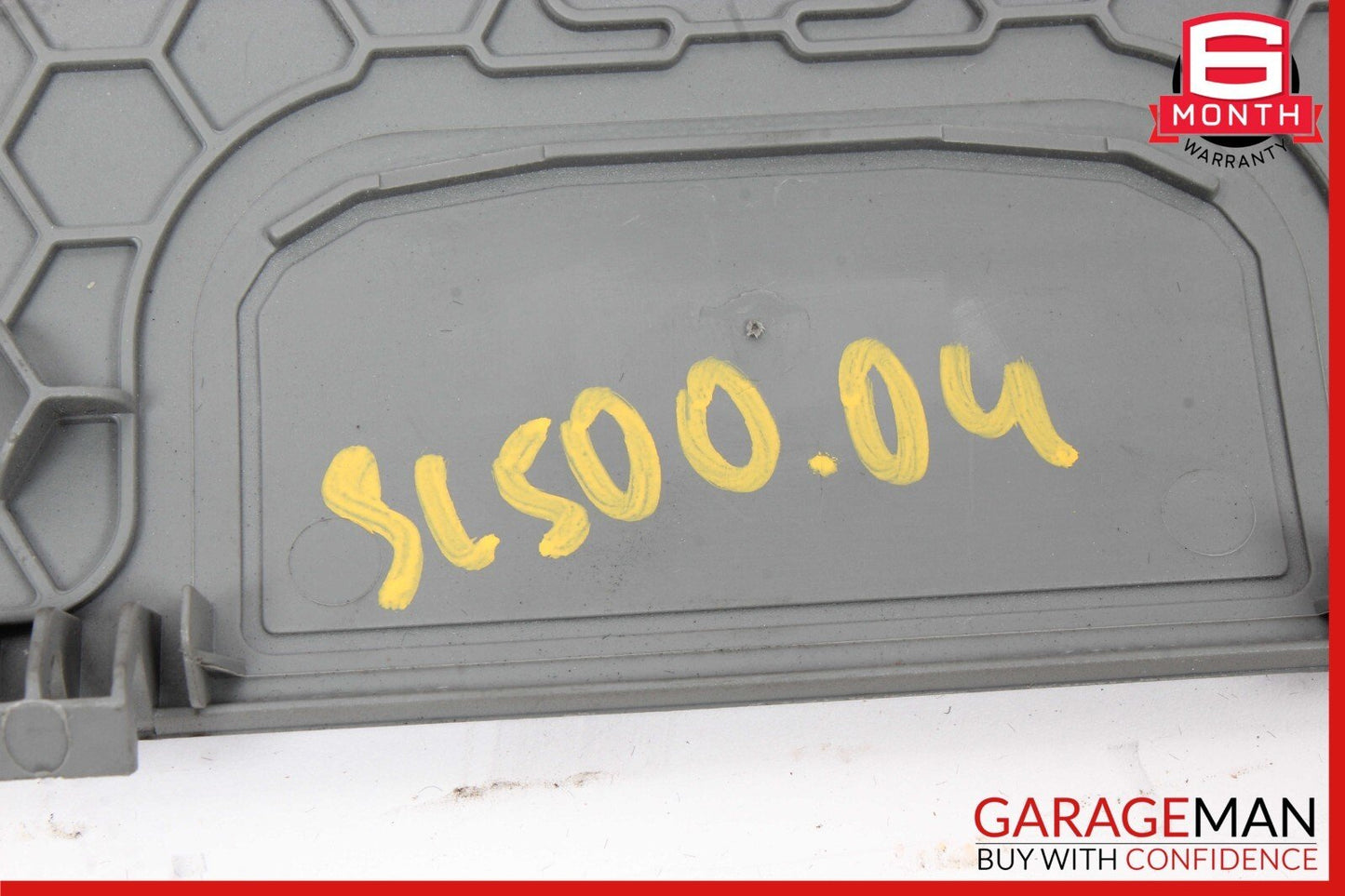 03-12 Mercedes R230 SL500 SL550 Rear Deck Speaker Cover Trim Panel Gray OEM