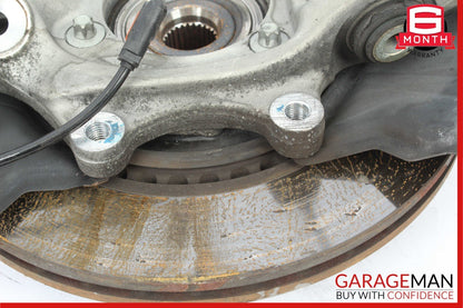 08-15 Mercedes W212 E350 Rear Left Side Spindle Knuckle Hub Bearing Brake Rotor