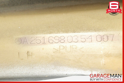 06-13 Mercedes W251 R350 Left Driver Side Rocker Skirt Molding Panel Silver