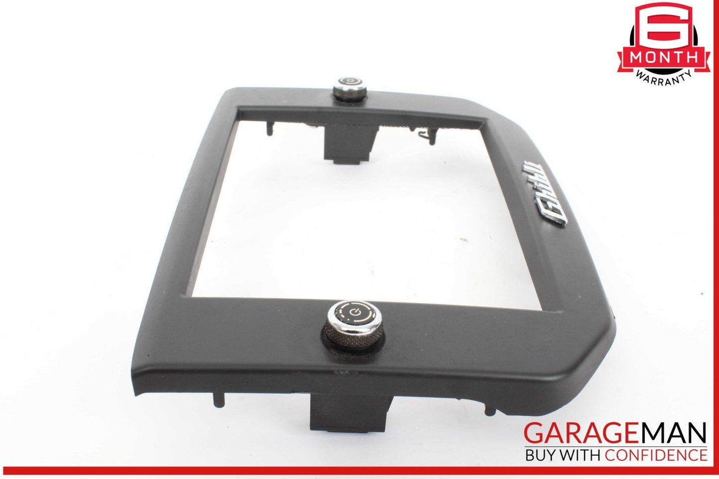 14-17 Maserati Ghibli S Dashboard Dash Display Screen Trim Bezel Cover Black OEM
