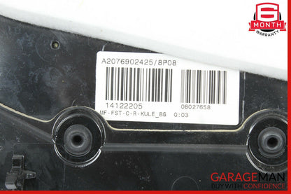10-13 Mercedes W207 E350 Coupe Rear Right Side Interior Quarter Door Trim Cover