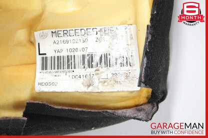 07-14 Mercedes W216 CL550 Front Left Lower Bottom Seat Cushion Cover Anthracite