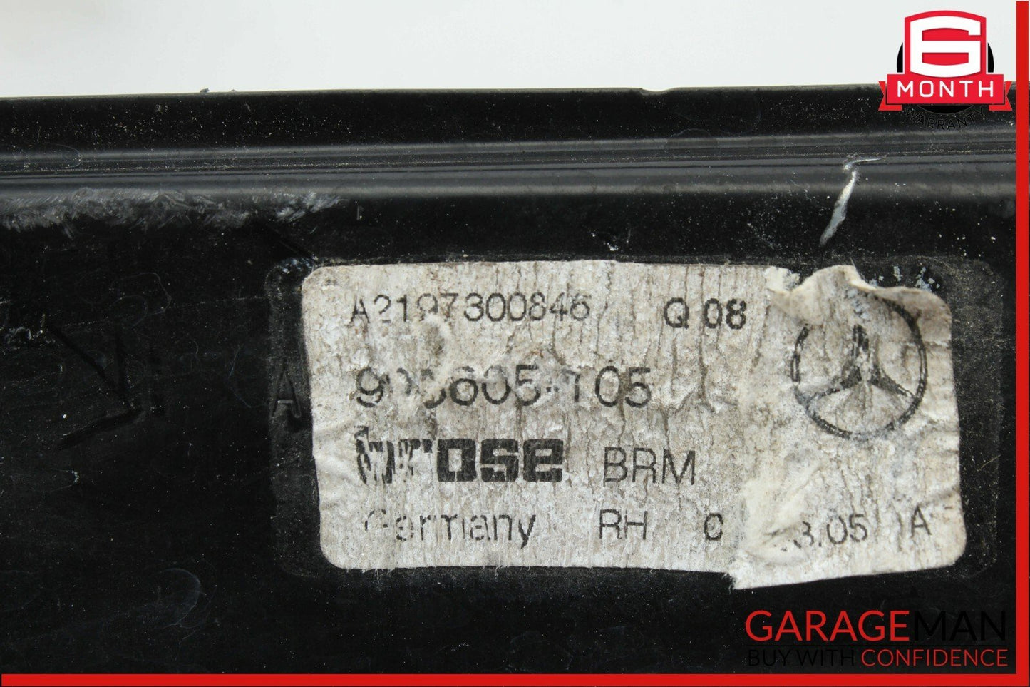 06-11 Mercedes W219 CLS500 Rear Right Door Window Regulator Motor Assembly