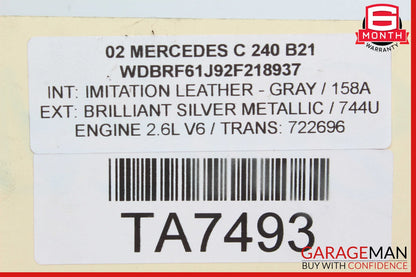 01-07 Mercedes W203 C240 Rear Right & Left Side Shock Absorber Spring Set OEM