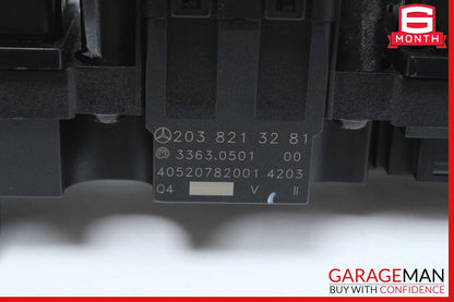 05-09 Mercedes W209 CLK500 C320 Hazard Light Door Lock Control Panel OEM