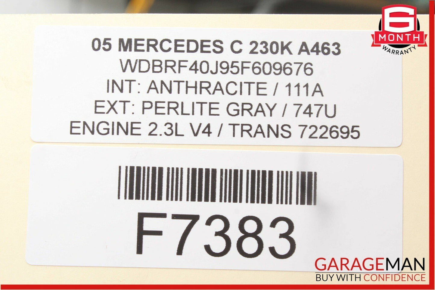 05-07 Mercedes W203 C240 C280 Front Right Side Seat Belt Seatbelt Retractor OEM
