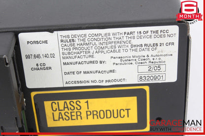 05-08 Porsche Boxster 987 CD Changer Magazine 99764514002 OEM