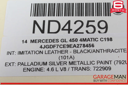 13-16 Mercedes X166 GL450 4MATIC Park Assist Parktronic Sensor Control Module
