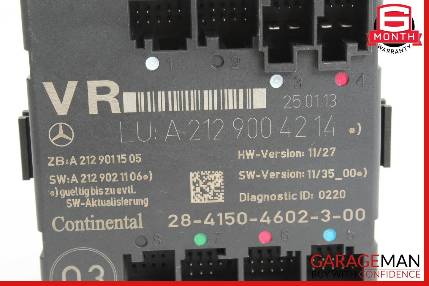 08-14 Mercedes W204 C250 C350 Front Right Side Door Control Module 2129004214