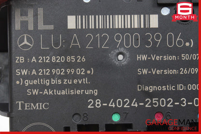 08-18 Mercedes W204 C250 GLK350 E350 CLS550 Rear Left Side Door Control Module