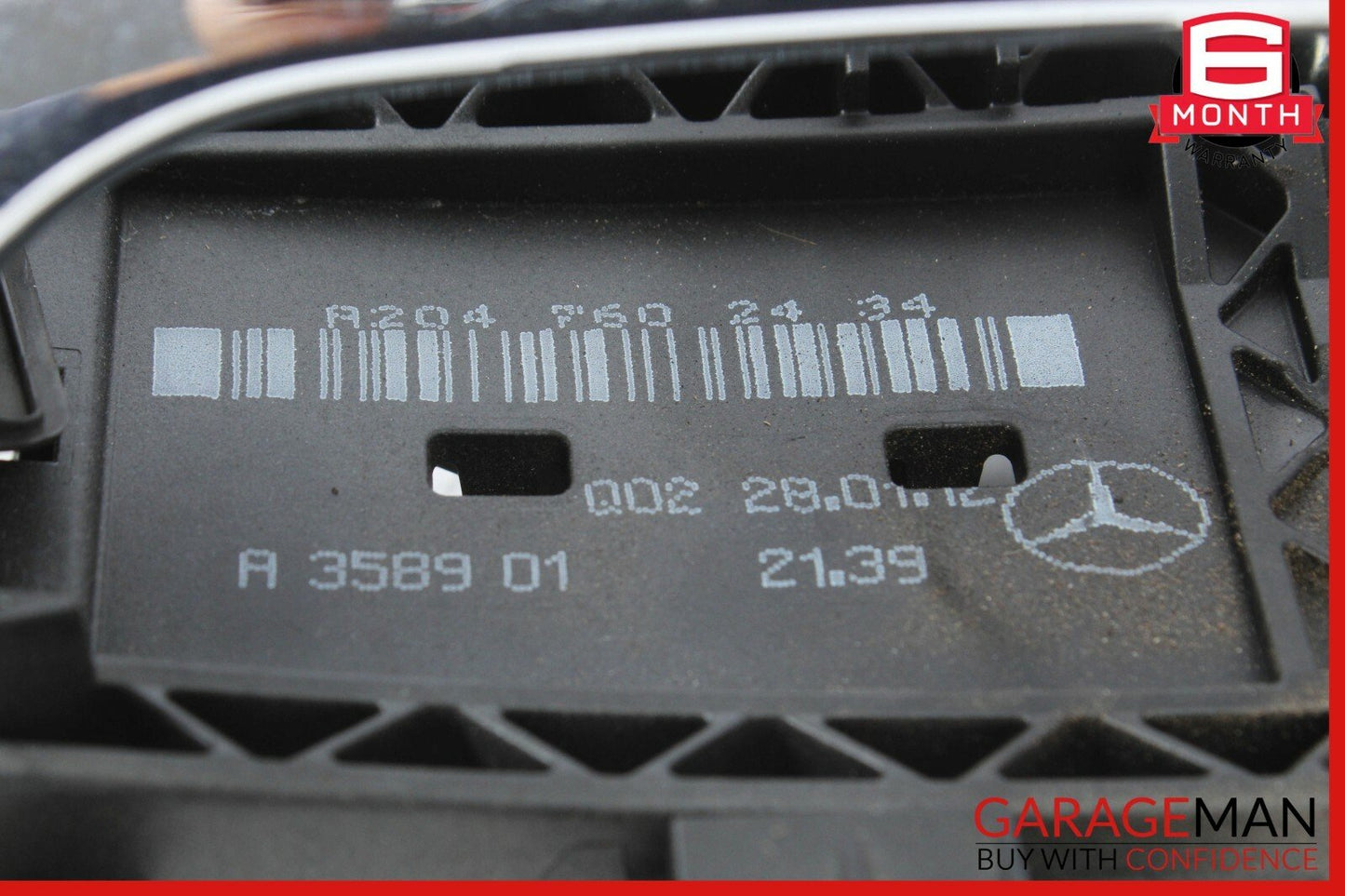 12-14 Mercedes W204 C250 Keyless Go Front Right Door Handle w/ Actuator Latch