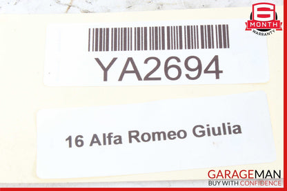 17-22 Alfa Romeo Giulia Front Right Side Door Window Regulator w/o Motor OEM