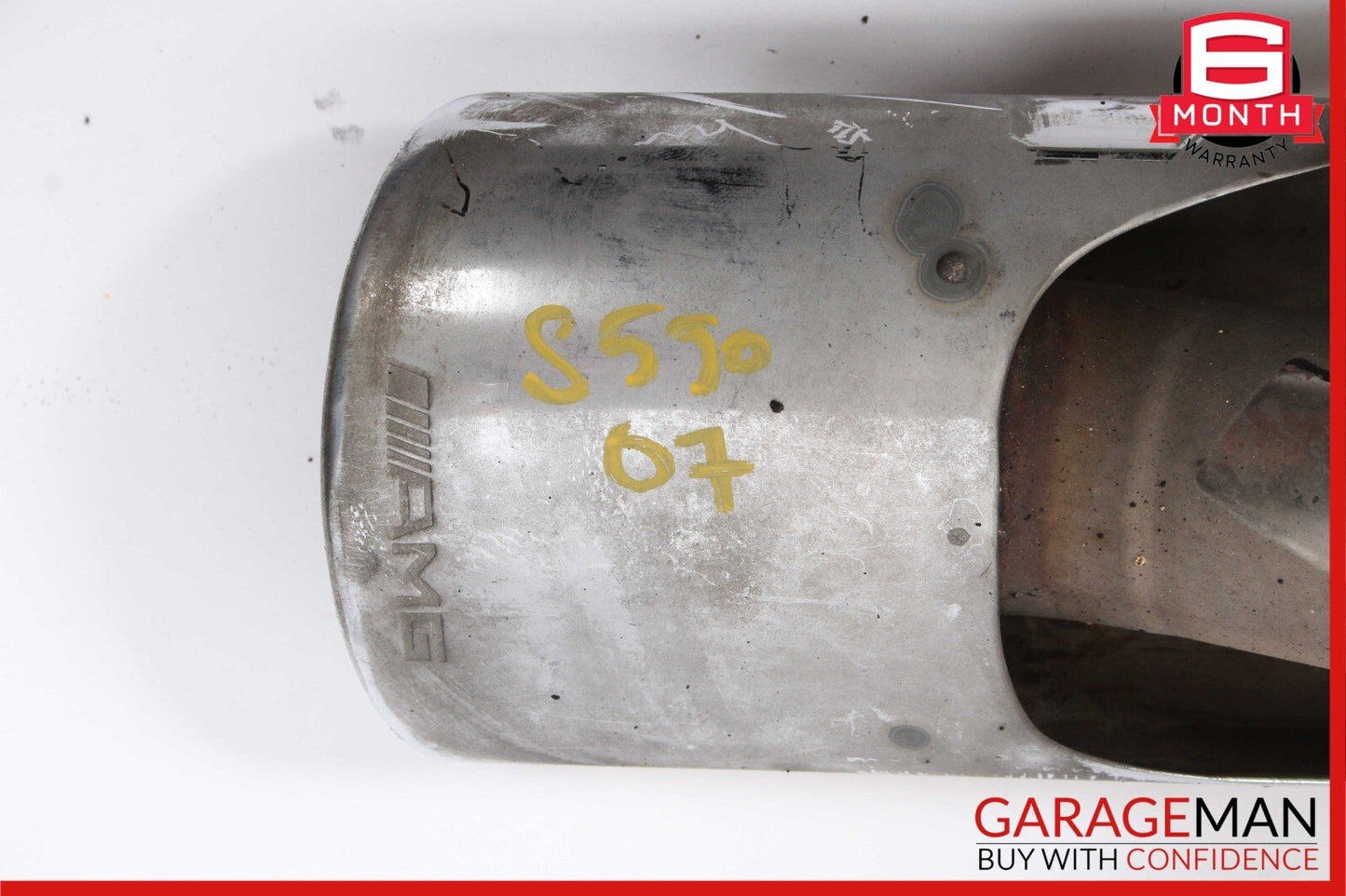 07-09 Mercedes W221 S450 S550 AMG Sport Rear Exhaust Muffler Tips Set of 2 Pc